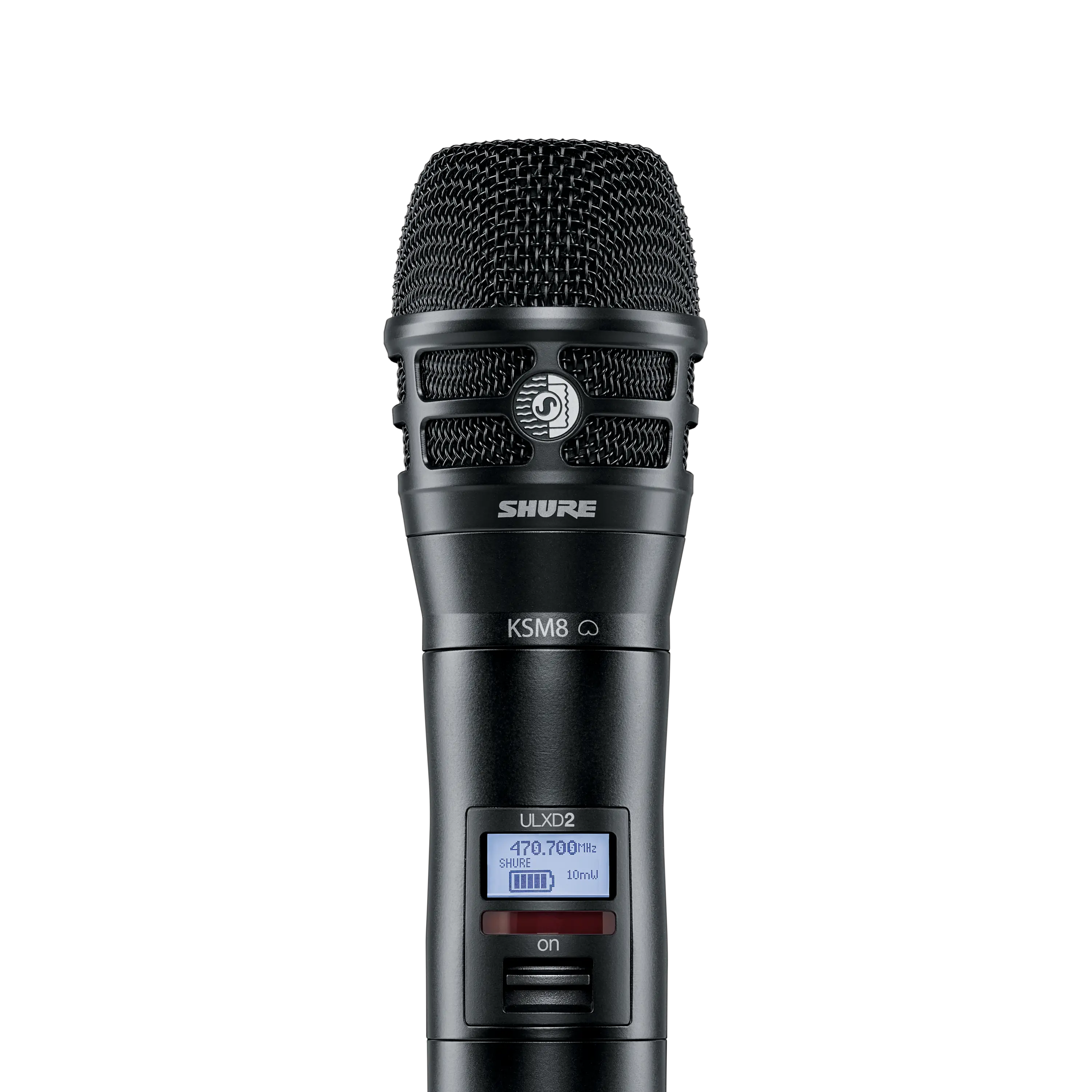 Shure 舒尔| ULXD2/K8 - KSM8话筒配备ULXD2手持式发射机- Shure 中国