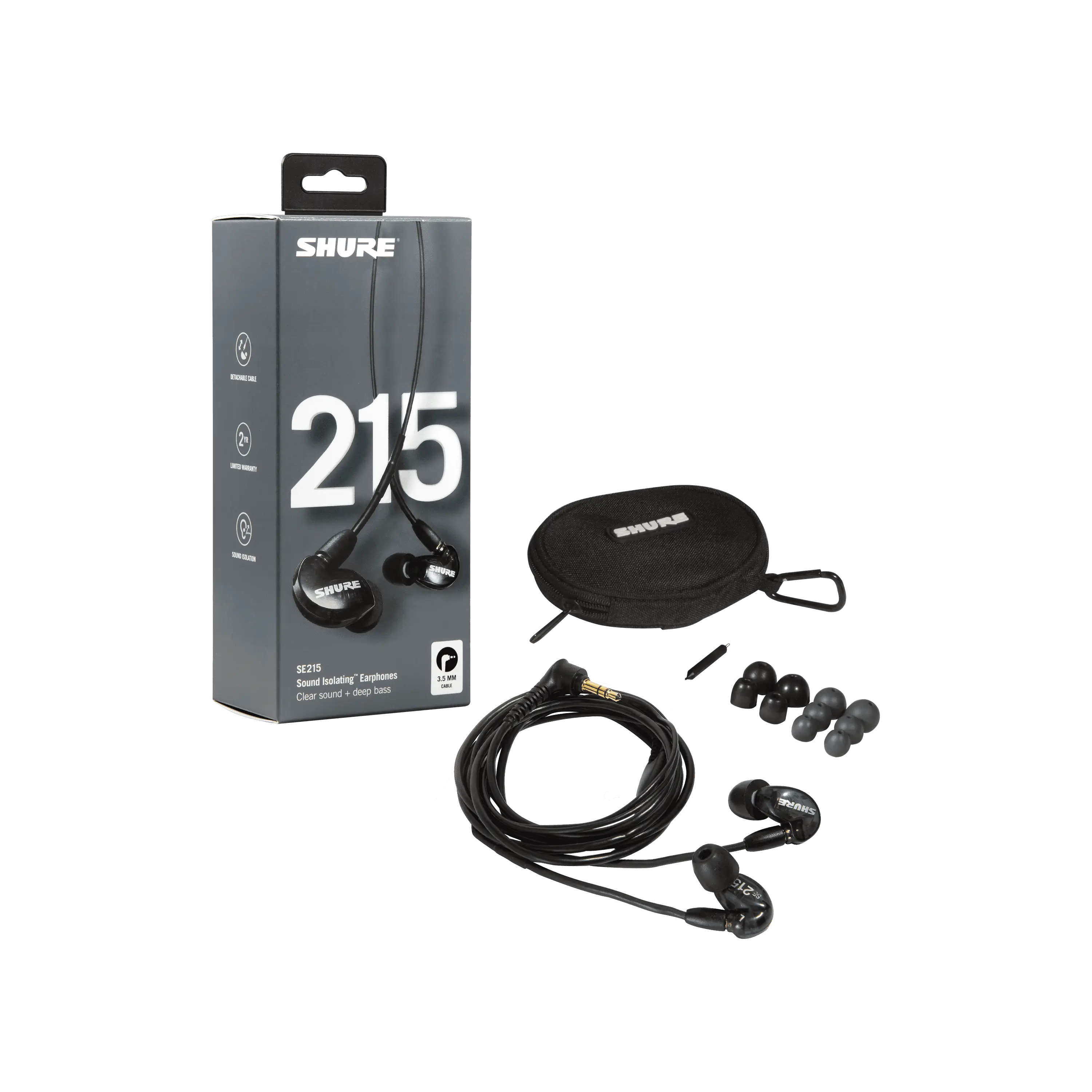 SE215 Pro - Sound Isolating™专业版隔音耳机- Shure 中国 - Shure 舒尔