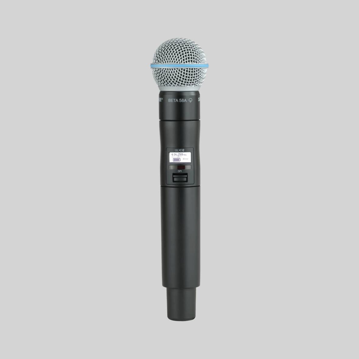 Shure 舒尔| ULXD2/B58 - Beta58A话筒配ULXD2手持式发射机- Shure 中国