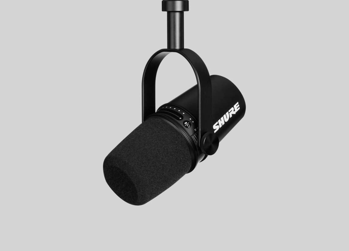 shure mv7主播話筒