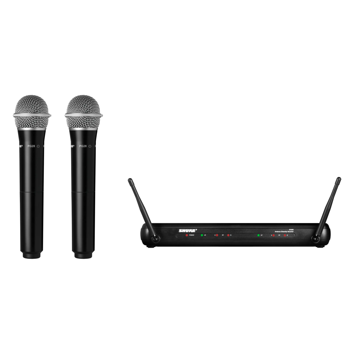 SVX288/PG28 - 双人声无线系统- Shure 舒尔中国