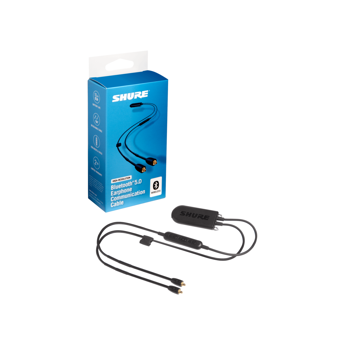 RMCE-BT2 - 高解析蓝牙5.0耳机线- Shure 中国